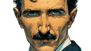 Nikola Tesla Portrait V6 Vinyl Car Decal Sticker – Waterproof & UV-Resistant 5.4