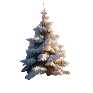 Snowy Christmas Tree V5 Vinyl Car Decal Sticker – Waterproof & UV-Resistant 3.4133333333333336"
