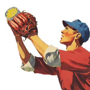 Vintage Baseball Catch Vinyl Car Decal Sticker – Waterproof & UV-Resistant 3.4133333333333336"