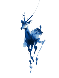 Graceful Sika Deer Vinyl Car Decal Sticker – Waterproof & UV-Resistant 8.213333333333333"