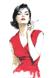 Noir Femme Fatale V31 Vinyl Car Decal Sticker – Waterproof & UV-Resistant 8.96"