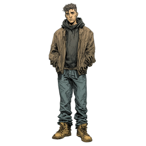 Dystopian Novel Protagonist Vinyl Car Decal Sticker – Waterproof & UV-Resistant 6.826666666666667"