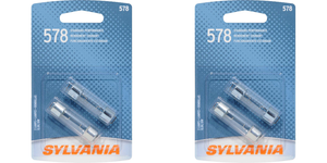 2x Upgrade your Dome Light with Sylvania Silverstar 578 Mini-Halogen Bulbs | Clear Halogen Bulbs | Set Of 2 2x Upgrade your Dome Light with Sylvania Silverstar 578 Mini-Halogen Bulbs | Clear Halogen Bulbs | Set Of 2