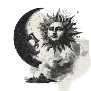 Celestial Sun Moon V4 Vinyl Car Decal Sticker – Waterproof & UV-Resistant 3.4133333333333336" Celestial Sun Moon V4 Vinyl Car Decal Sticker – Waterproof & UV-Resistant 3.4133333333333336"