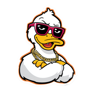 Cool Duck Sticker Vinyl Car Decal Sticker – Waterproof & UV-Resistant 3.4133333333333336"