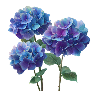 Blue Purple Hydrangeas Vinyl Car Decal Sticker – Waterproof & UV-Resistant 3.4133333333333336"