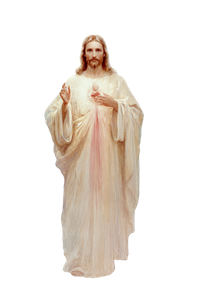 Serene Jesus Christ V15 Vinyl Car Decal Sticker – Waterproof & UV-Resistant 8.96"