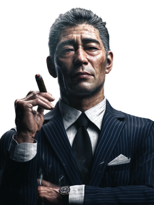 Yakuza Boss Portrait V2 Vinyl Car Decal Sticker – Waterproof & UV-Resistant 8.213333333333333"