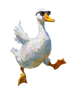 Silly Goose Politician Vinyl Car Decal Sticker – Waterproof & UV-Resistant 8.213333333333333"