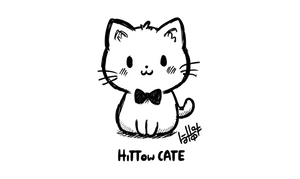 Kawaii Cat Doodle V2 Vinyl Car Decal Sticker – Waterproof & UV-Resistant 2.8266666666666667"