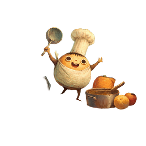 Chef Bun Character Vinyl Car Decal Sticker – Waterproof & UV-Resistant 6.826666666666667"