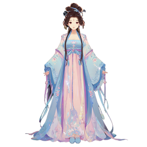 Elegant Xianxia Maiden V4 Vinyl Car Decal Sticker – Waterproof & UV-Resistant 3.4133333333333336"
