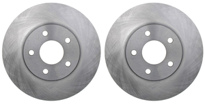 2x Improved Braking Performance | Brake Rotor for Various 2006-2011 Chevrolet HHR - OE Replacement, G3000 Material, Tight Lateral Run Out
