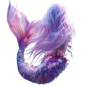 Mermaid Swimming Away Vinyl Car Decal Sticker – Waterproof & UV-Resistant 3.4133333333333336"