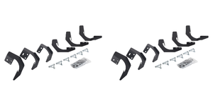 2x Slim Design Go Rhino Running Board Component | Easy Install | Increased Ground Clearance