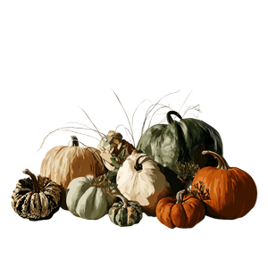 Pumpkin Collection Arrangement Vinyl Car Decal Sticker – Waterproof & UV-Resistant 6.826666666666667"