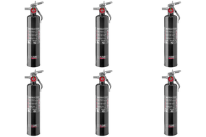 6x MAXOUT 2.5lb Fire Extinguisher | Dry Chemical Agent | USCG Approved | Rechargeable