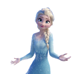 Elsa With Frost Vinyl Car Decal Sticker – Waterproof & UV-Resistant 3.4133333333333336"