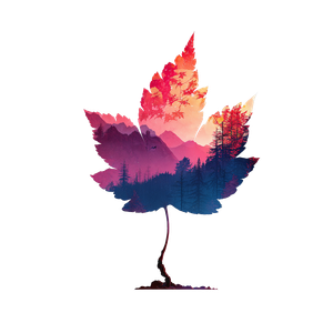 Maple Leaf Logo Vinyl Car Decal Sticker – Waterproof & UV-Resistant 6.826666666666667"