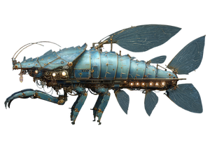 Insectoid Submarine Vinyl Car Decal Sticker – Waterproof & UV-Resistant 6.1866666666666665"