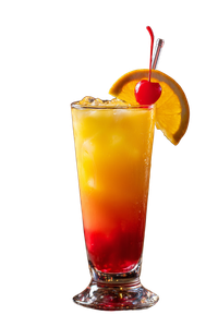 Tequila Sunrise Cocktail Vinyl Car Decal Sticker – Waterproof & UV-Resistant 4.4