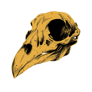 Dodo Skull Vinyl Car Decal Sticker – Waterproof & UV-Resistant 6.826666666666667"