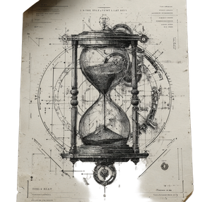 Hourglass Tattoo Design Vinyl Car Decal Sticker – Waterproof & UV-Resistant 3.4133333333333336"