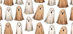 Cute Vintage Ghosts V2 Vinyl Car Decal Sticker – Waterproof & UV-Resistant 5.01333333333333