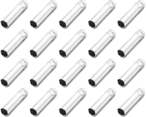 20x Ultimate 6 Spline Socket | Chrome Plated Carbon Steel | Fits Newer Style Wheels