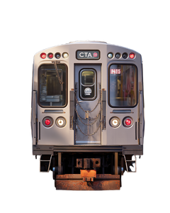 Chicago Subway Train Vinyl Car Decal Sticker – Waterproof & UV-Resistant 8.0"