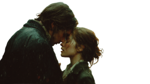 Couple Embracing Rain Vinyl Car Decal Sticker – Waterproof & UV-Resistant 2.72"