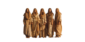 Biblical Sisters Desert Vinyl Car Decal Sticker – Waterproof & UV-Resistant 5.12"