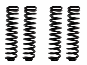 2x High-Quality Set of 2 Black Coil Springs | Fits Various 2005-2022 Ford F-250/F-350/F-450 | Lift 2-2-1/2" | Easy Install