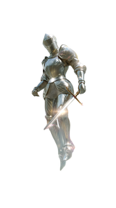 Radiant Knight Soaring Vinyl Car Decal Sticker – Waterproof & UV-Resistant 4.8533333333333335"