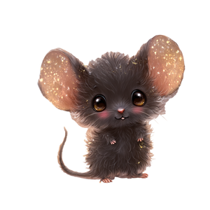 Chibi Rat V2 Vinyl Car Decal Sticker – Waterproof & UV-Resistant 3.4133333333333336"