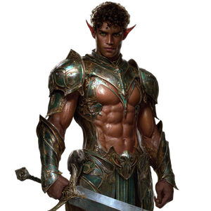 Elf Paladin Portrait V4 Vinyl Car Decal Sticker – Waterproof & UV-Resistant 3.4133333333333336"