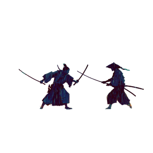 Cyberpunk Samurai Ninjas Vinyl Car Decal Sticker – Waterproof & UV-Resistant 3.4133333333333336"