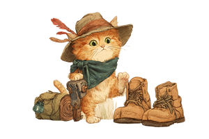 Cat In Boots V4 Vinyl Car Decal Sticker – Waterproof & UV-Resistant 2.986666666666667"