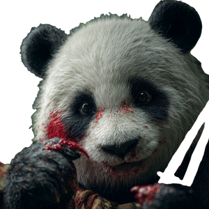 Embarrassed Panda Chef Vinyl Car Decal Sticker – Waterproof & UV-Resistant 3.4133333333333336"