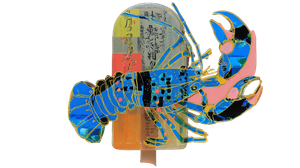 Lobster Popsicle Art Vinyl Car Decal Sticker – Waterproof & UV-Resistant 5.4