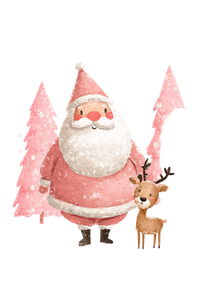 Santa And Rudolf Vinyl Car Decal Sticker – Waterproof & UV-Resistant 4.373333333333333"