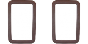 2x Durable Valterra Brown Exterior Window Frame | 15-3/4x24-3/4 | Quick Install, Factory Parts, Limited Warranty