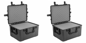 2x Go Rhino XVenture Dry Box | Protect Tools & Gear From Dust, Moisture | Virtually Indestructible | Lockable & Airline Transport Ready