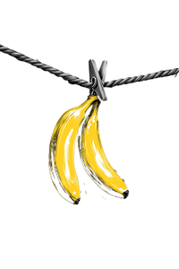 Walking Banana Vinyl Car Decal Sticker – Waterproof & UV-Resistant 4.4