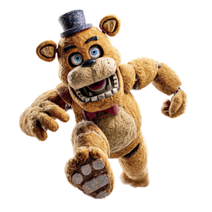 Freddy Animatronic Running Vinyl Car Decal Sticker – Waterproof & UV-Resistant 3.4133333333333336"