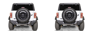 2x Ultimate Protection Fab Fours Bumper | 2021-2023 Ford Bronco | Premium Design Steel Construction