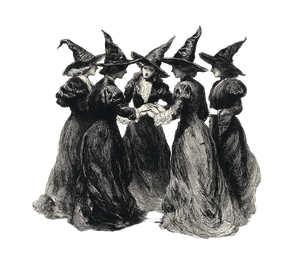 Witches Circle Drawing Vinyl Car Decal Sticker – Waterproof & UV-Resistant 3.4133333333333336"