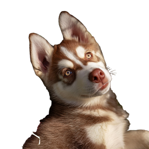 Happy Husky Puppy V11 Vinyl Car Decal Sticker – Waterproof & UV-Resistant 3.4133333333333336"