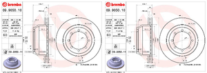2x Brembo Brake Rotor | Ford E-350 1999-2007 | Eye-Catching Metal Finish, Corrosion Resistant, Intelligent Marking, 2 Yr Warranty 2x Brembo Brake Rotor | Ford E-350 1999-2007 | Eye-Catching Metal Finish, Corrosion Resistant, Intelligent Marking, 2 Yr Warranty