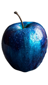 Blue Apple V2 Vinyl Car Decal Sticker – Waterproof & UV-Resistant 4.8533333333333335"